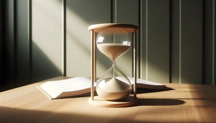 The Hourglass of Life: Make Every Moment Count, Time is Slipping Away: Use It Wisely, Ideal for: Motivational content, time management workshops, inspirational blogs, Life coaching materials, etc.