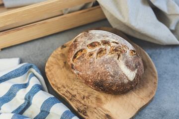 Freshly Baked Artisan rustic Bread