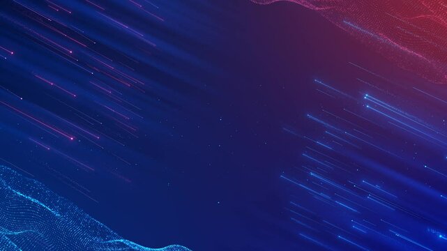 Digital wave data streams binary particles Big data streams converging, forming a digital tunnel. 4K glowing particles lines of light, symbolizing the flow of information in cyberspace data stream