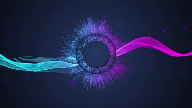 3D 4K digital Futuristic cyber innovation automation brain. cyber innovation cyberpunk. AI artificial intelligence data mining circuit board electronic deep Machine Learning Computer chip technology