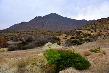 stretch of coast near bolnuevo mazarron murcia spain	