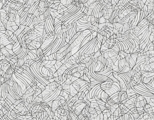 Dynamic Black and White Line Art Forming Intricate Geometric Patterns