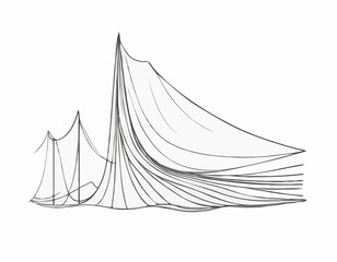 Minimalist Monochrome Line Design Symbolizing Simplicity and Elegance