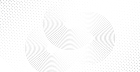 Elegant Gray Scale Concentric Circles and Halftone Pattern for Modern Design and Subtle Visual Texture, Perfect for Backgrounds and Graphic Elements with a Clean Aesthetic