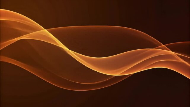Abstract wave vector backgrounds with flowing orange and blue smoke lines create an artistic light pattern design