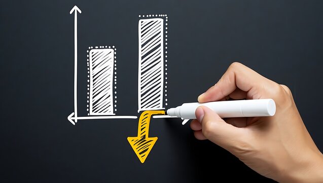 Understanding Downward Trends Analyzing Decreasing Data and Charts - Powered by Adobe