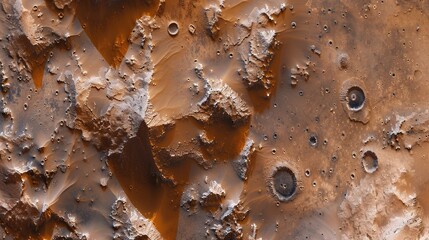Journey Through the Red Planet: Mars Landscape Texture Backgrounds for Innovative Design Projects