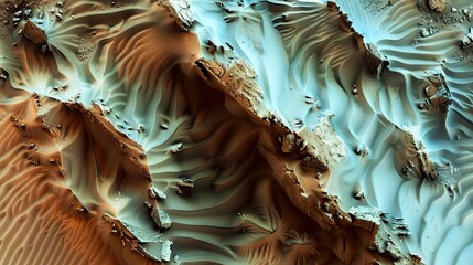 Journey Through the Red Planet: Mars Landscape Texture Backgrounds for Innovative Design Projects