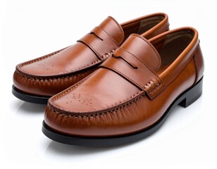 brown leather shoes