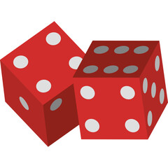 Dice Red Vector