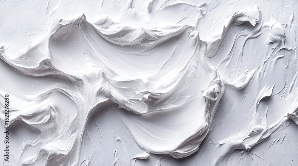 Poster artistic texture exploration close-up views of abstract elements in a studio on white background
