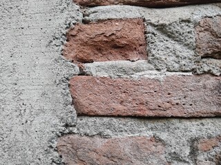 unique brick wall background with old atmosphere, there are many photo models