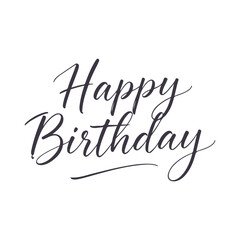 Happy Birthday Lettering Typography For t-shirt, Poster, Sticker, and Card. Vector Illustration