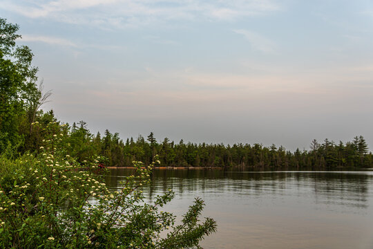 A placid spring morning on Bass Lake in Simcoe County