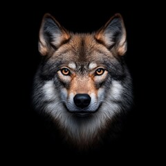Fototapeta premium Majestic Indian Wolf in Dark Fantasy Environment for Adventure Planning