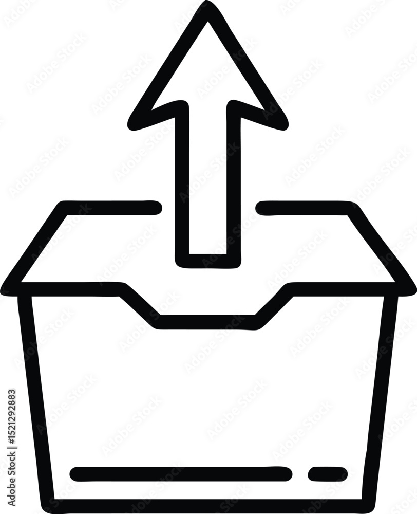 Poster upload box icon design for website and app ui design element vector illustration graphic 92
