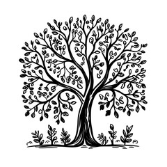 Obraz premium Tree Silhouette