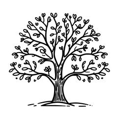 Fototapeta premium Tree Silhouette