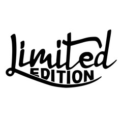 Limited Edition Modern Brush Lettering Design.