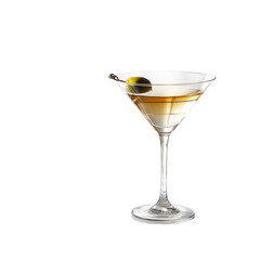 Classic cocktail served in elegant glass