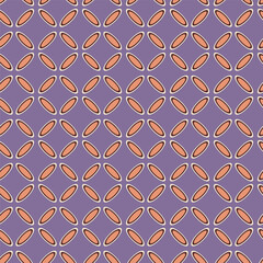 Abstract geometric background. Vintage vector seamless pattern. Retro repeat ornament wallpaper. Vintage colored fashion allover print
