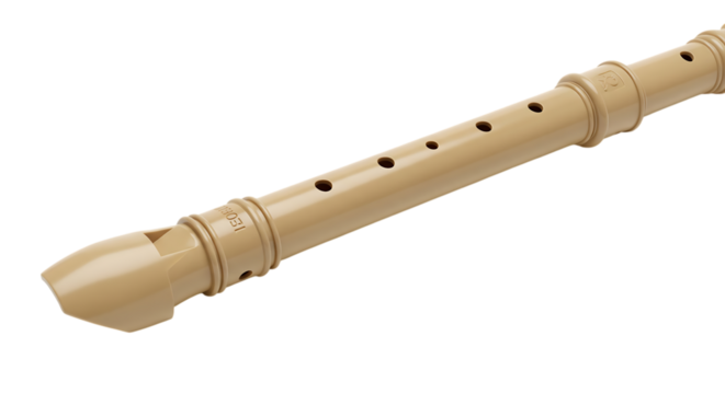 beige recorder musical instrument wind instrument flute education tool