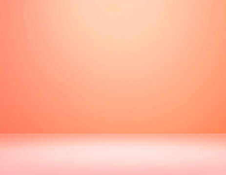Soft Peach and Pink Gradient Studio Room Background