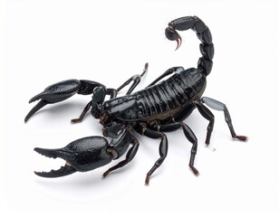 scorpion isolated on white background