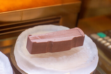 close up of chocolate cake