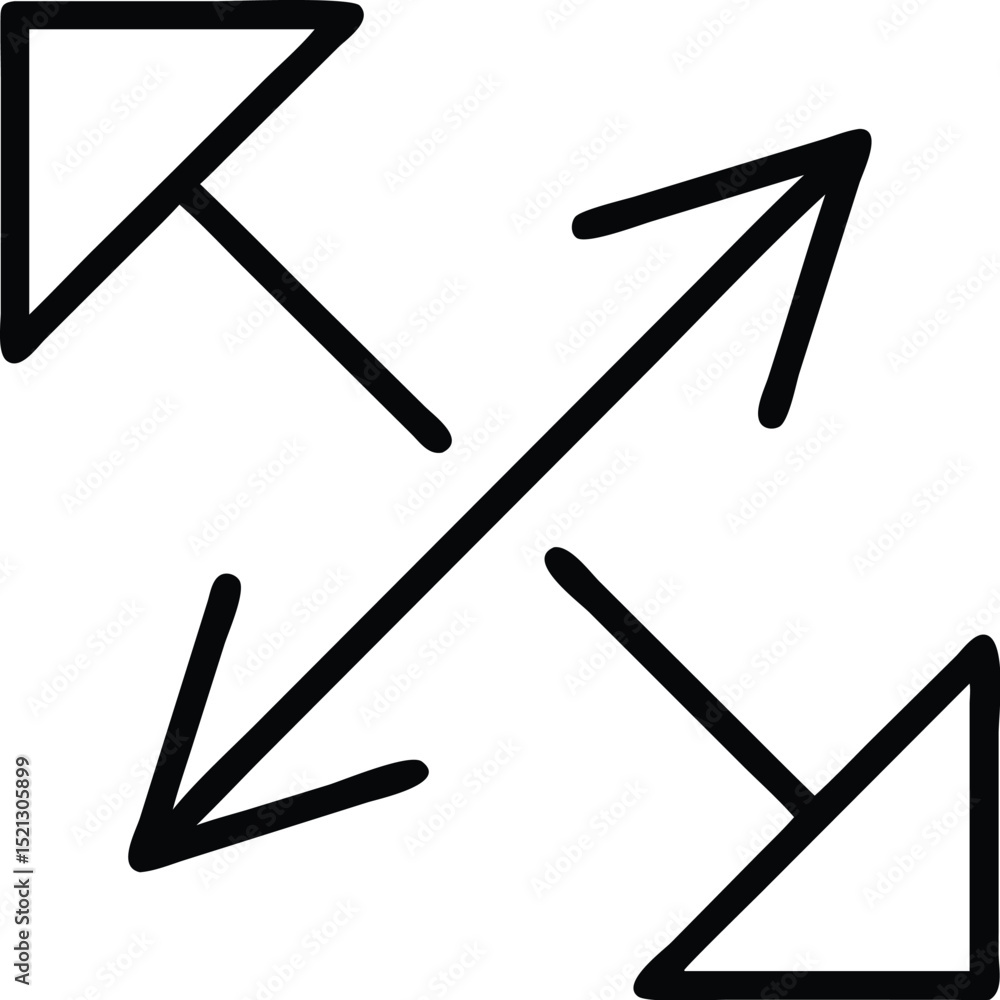 Poster download free vector icon of arrows pointing in different directions for web design projects
