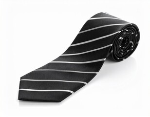 black tie isolated on white