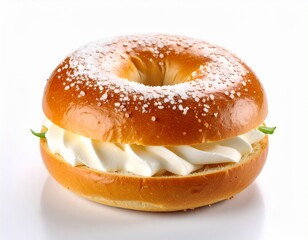donut on white background