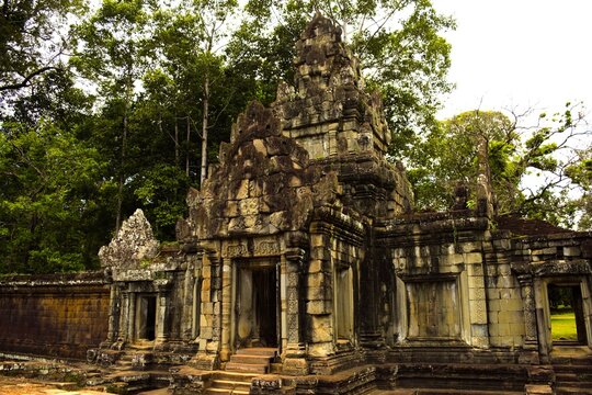 Gopura of Royal Palace in Angkor thom, Siem Reap, Cambodia