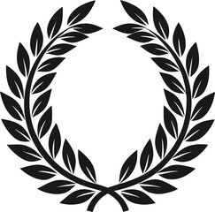Obraz premium laurel wreath vector