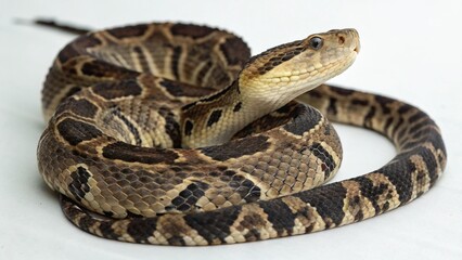 Obraz premium Fer-de-lance Snake on studio background