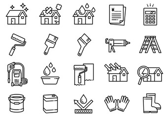 リフォームアイコン04　Renovation icons