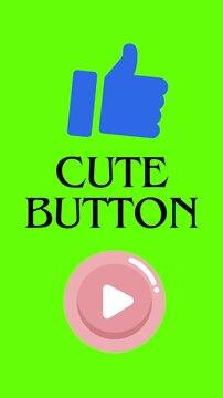 cute button