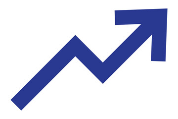 Graph going Up and Down sign with green and red arrows vector. Flat design vector illustration concept of sales bar chart symbol icon with arrow moving down and sales bar chart with arrow moving up