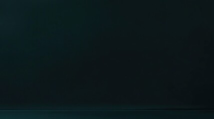 Obraz premium Dark green studio backdrop, empty space, subtle light, product placement