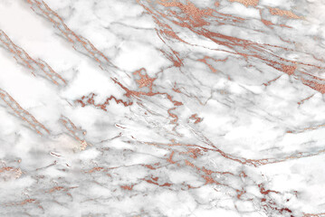 Elegant Marble Texture with Copper Veins