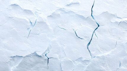 Textured White Wall with Cracks