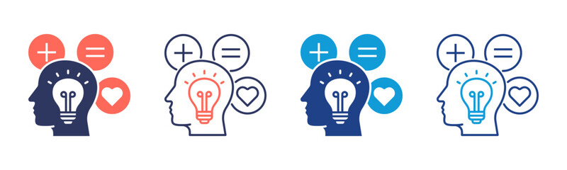 Intelligence icon sheet multiple style collection