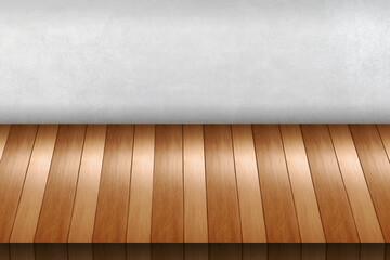 ナチュラルウッドと壁面の室内イメージ背景
