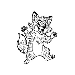 Coloring cartoon pictures