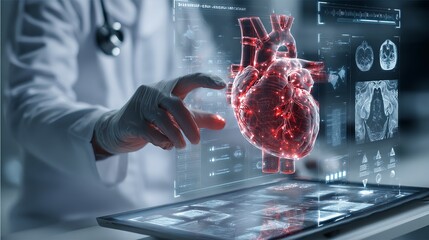 Ai medical healthcare tools concept with advanced technology and deep learning transforming medical research and innovation