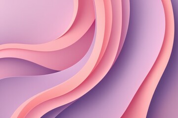 Abstract waves in soft pink and purple colors