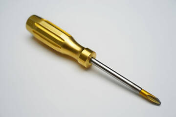 Single Cooked Red Shrimp Isolated on White Background