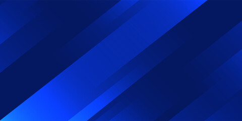 Modern simple blue with overlaping shape