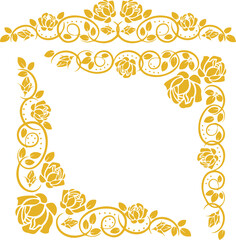 Beautiful flower art and mandala vector design