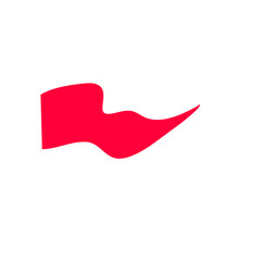 Triangle flag vector 